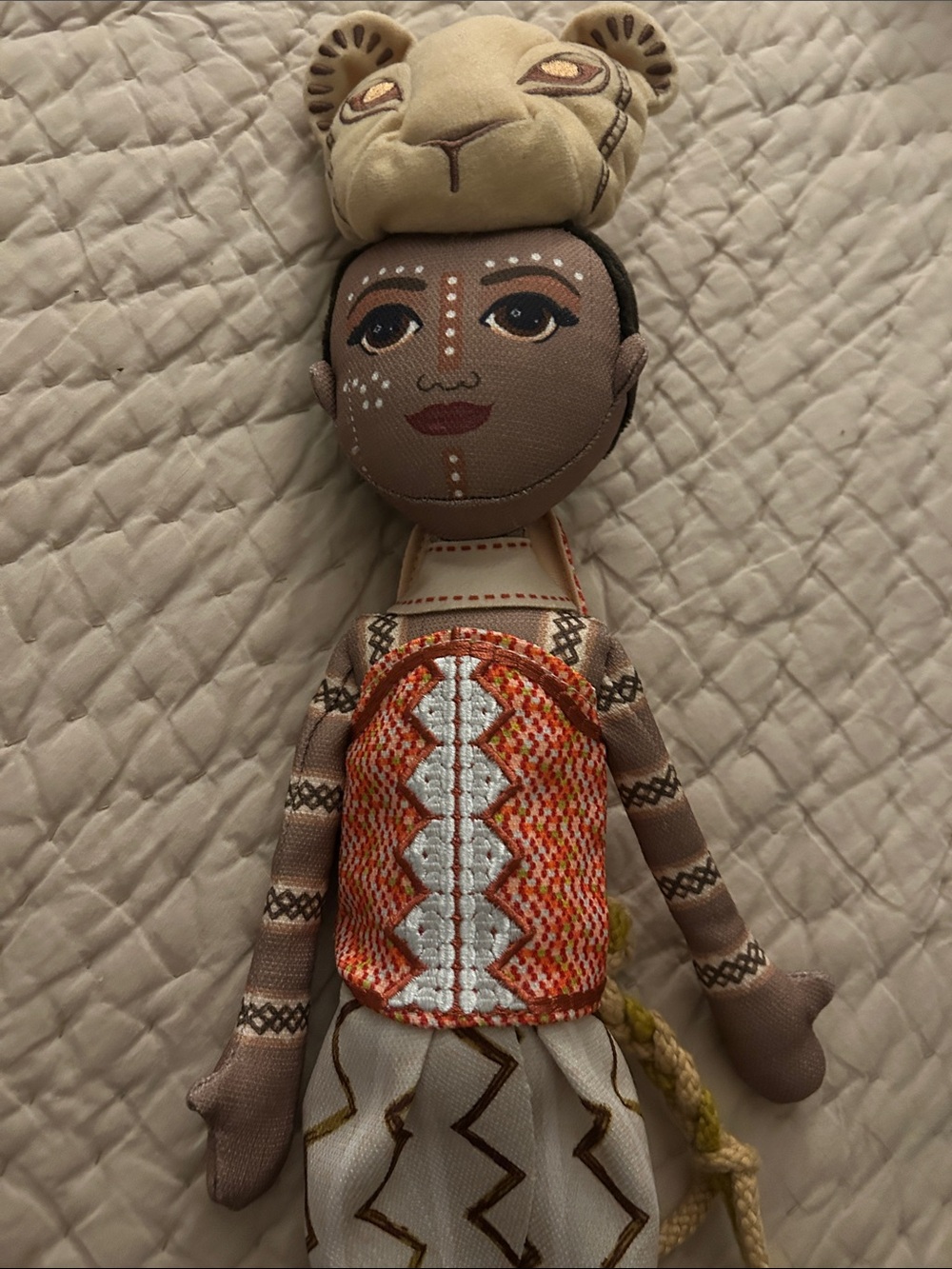 Disney The Lion King Broadway Plush Doll of Nala - Orange, Cream, Brown